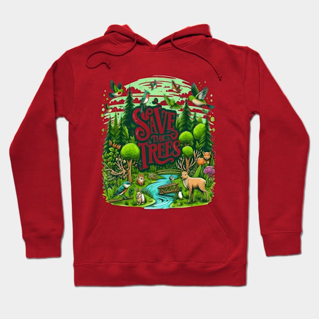 Guardians of the Forest: Save Our Trees Hoodie by coollooks